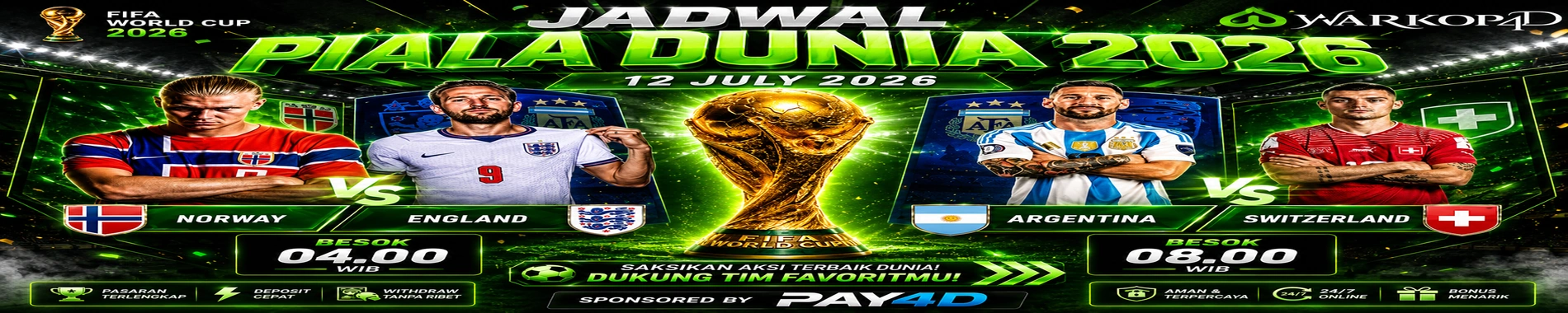 JADWAL PERTANDINGAN PIALA DUNIA 2026